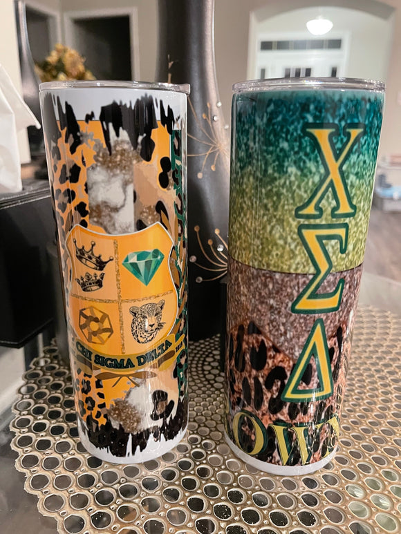 Chi Signa Delta Tumbler 2 (left)